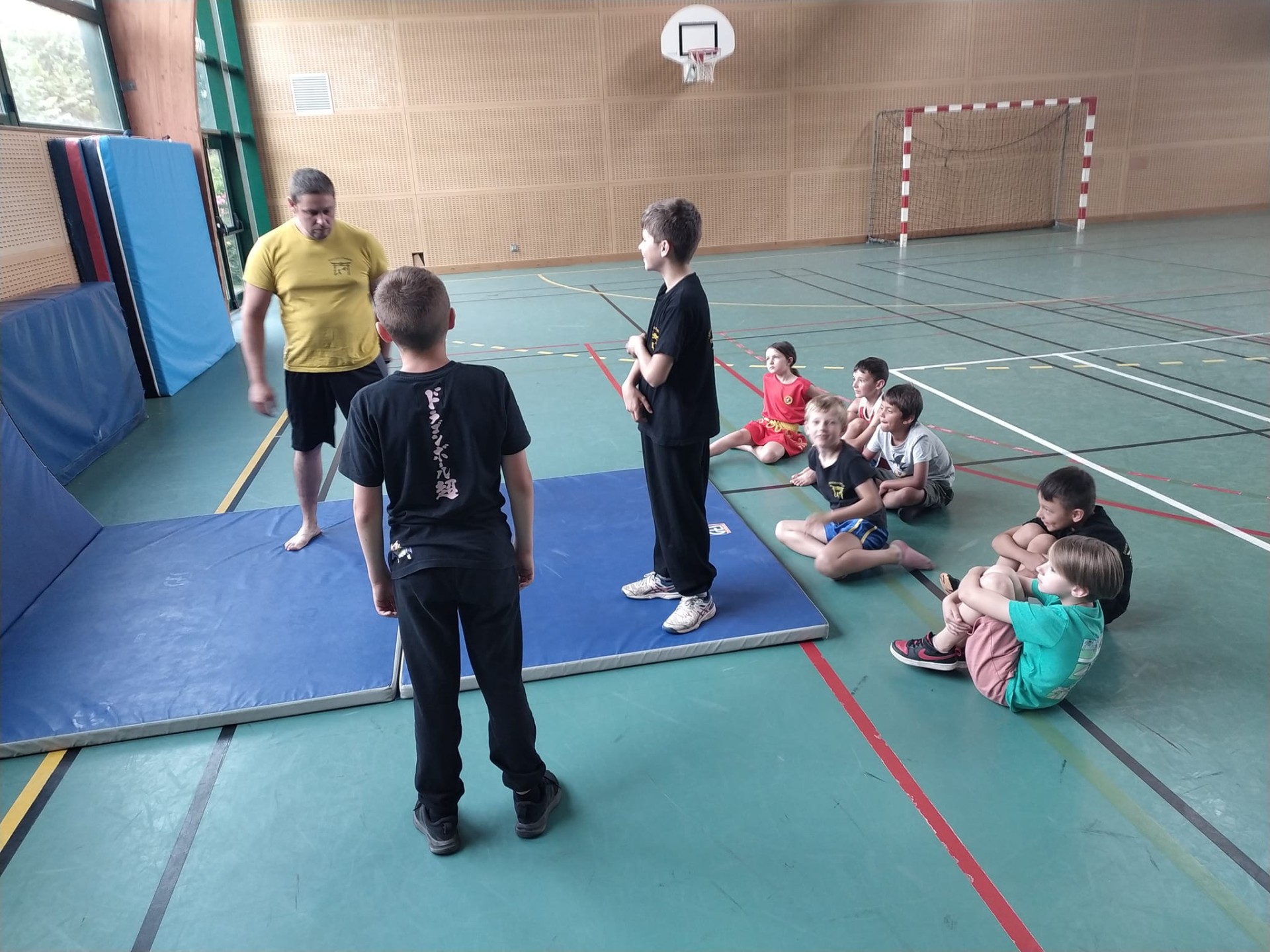 Sanda enfants coaché par Xavier